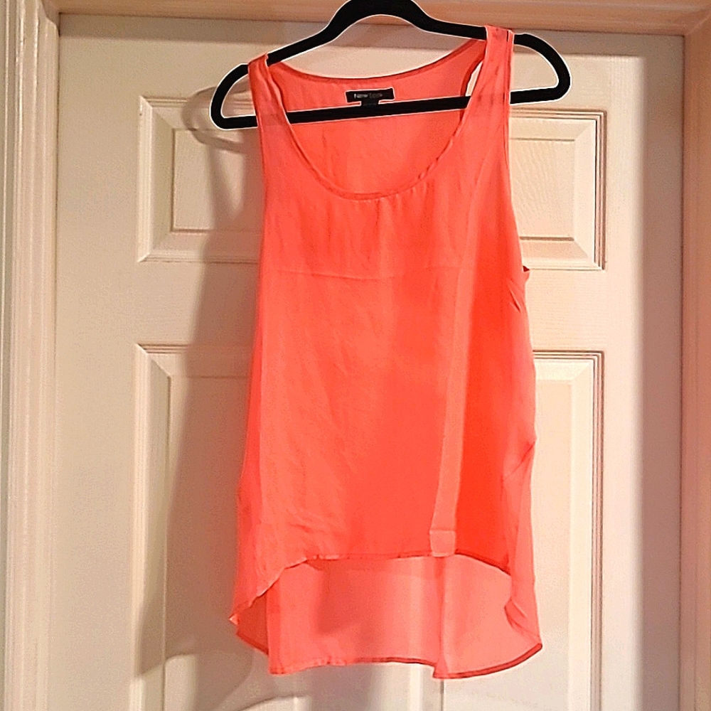 Womans sheer tank top